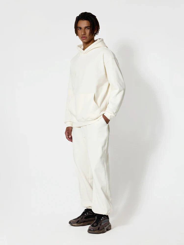 Sweat à Capuche Relaxé en Polaire | Hoodie Homme Minimaliste