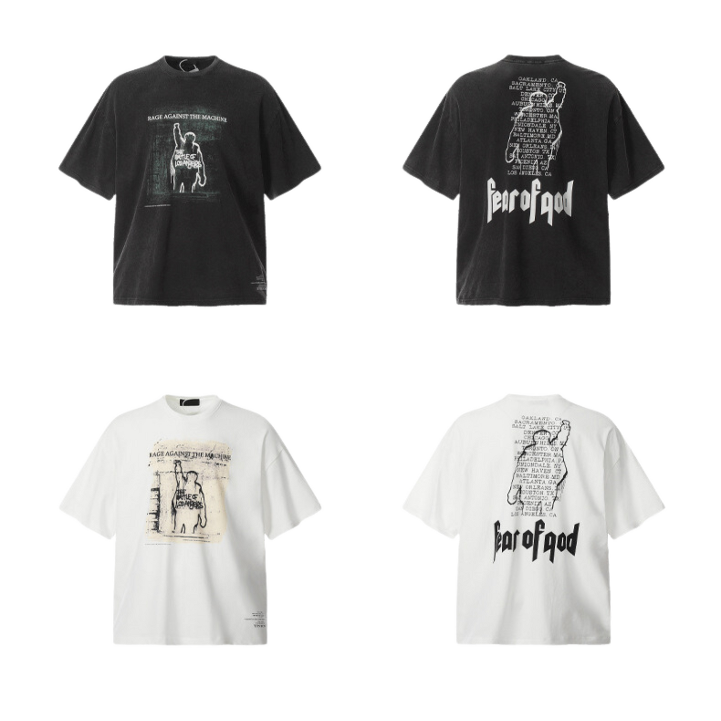 T-Shirt Fear Of God Rage Against The Machine