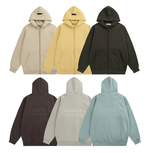 Sweatshirt à Capuche Zip Fear of God Essentials FOG Hoodie