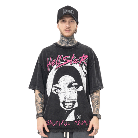 T-shirt Oversize Hellstar Tour