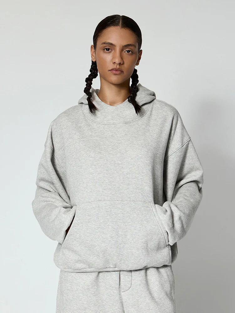 Hoodie Crop Premium – Sweat-shirt à Capuche avec Polaire Antibactérien