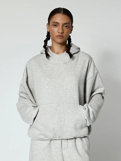 Hoodie Crop Premium – Sweat-shirt à Capuche avec Polaire Antibactérien