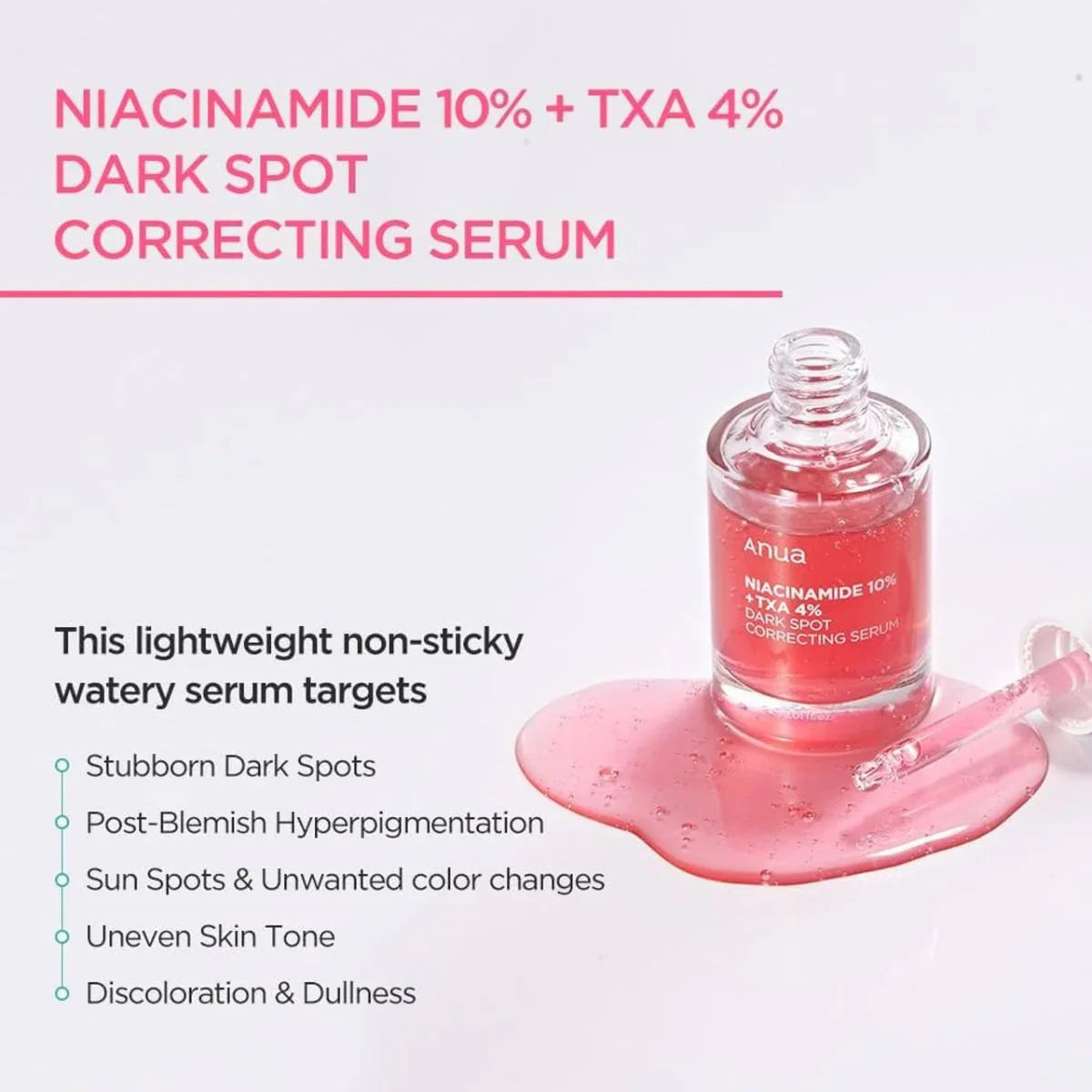 Anua Niacinamide 10% + TXA 4% Serum 30mL