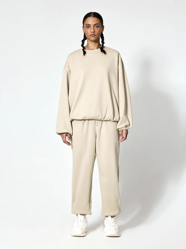 Sweatshirt Court Premium – Pull à Coupe Ample et Chauffage Infrarouge