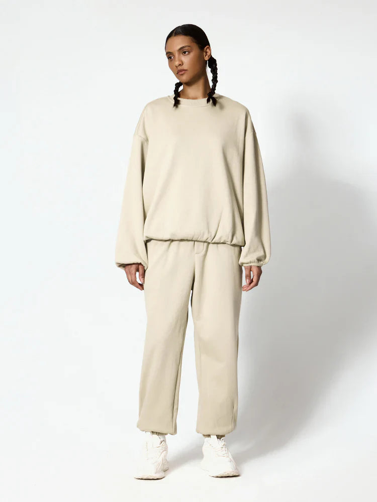 Sweatshirt Court Premium – Pull à Coupe Ample et Chauffage Infrarouge