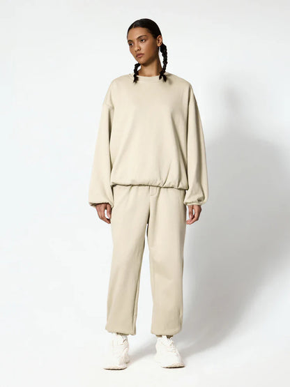 Sweatshirt Court Premium – Pull à Coupe Ample et Chauffage Infrarouge