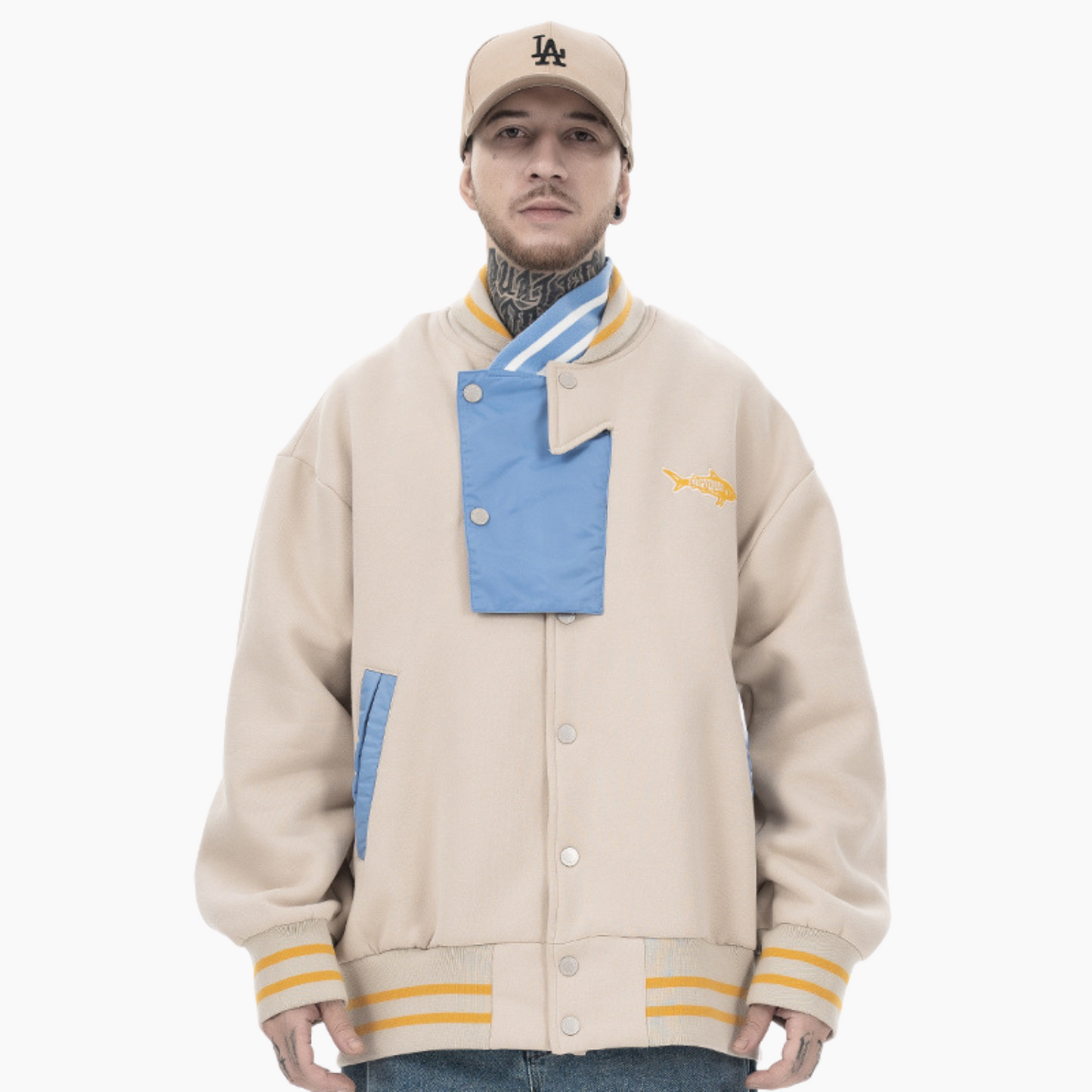 Blouson Baseball Bicolore