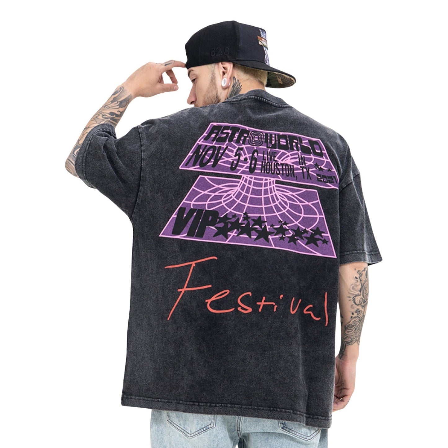 T-shirt Oversize Astro Festival – Style Urbain et Confort Maximal