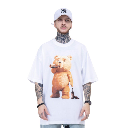 T-shirt été TED bear – Design graphique ours, idéal streetwear