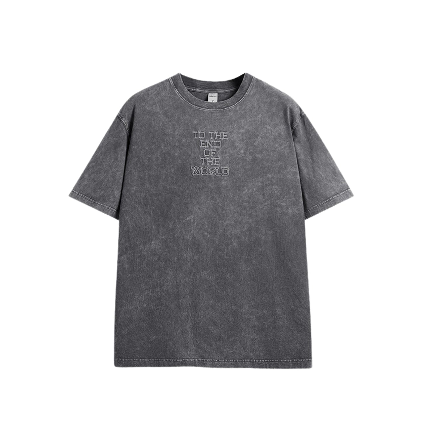 T-shirt femme streetwear "The End Of The World" – Graphisme audacieux