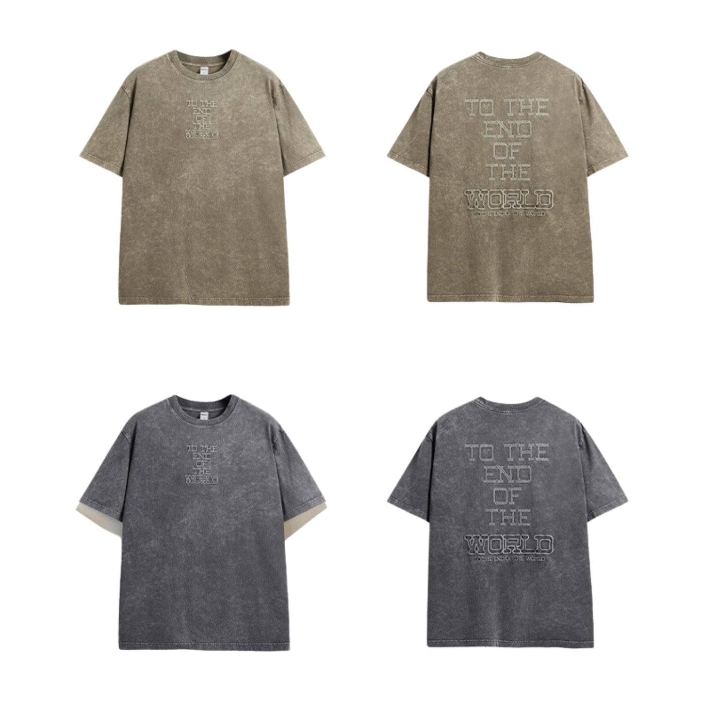T-shirt femme streetwear "The End Of The World" – Graphisme audacieux