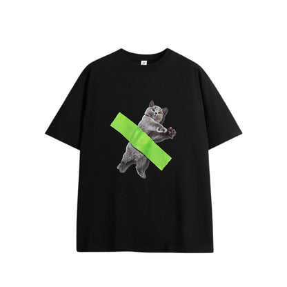 T-shirt Streetwear pour Amoureux des Chats