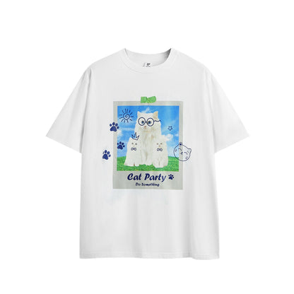 T-shirt "Cat Party Lovers"
