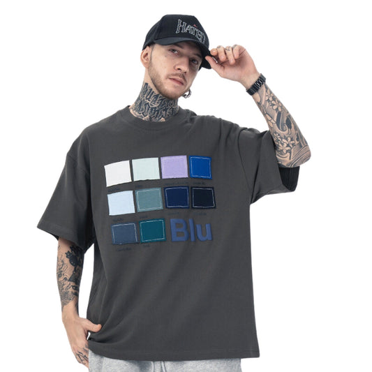 T-shirt Streetwear BLU